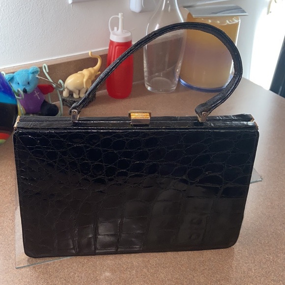 Pelletterie Genuine Crocodile Vintage Handbag & Cardholder - Picture 2 of 16